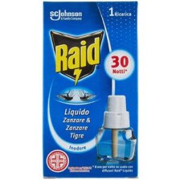 SC JOHNSON Raid Ricarica Liquida 30 notti per Diffusore Insetticida