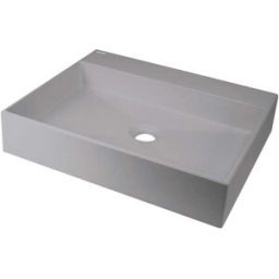 - Lavabo appoggio granito Puerto Padre Idrostile foro rub 500x400 mm Grig met