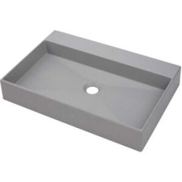 - Lavabo appoggio granito Puerto Padre Idrostile foro 400x100 mm Grig met