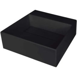 - Lavabo appoggio granito Puerto Padre Idrostile foro rubinetto Nero