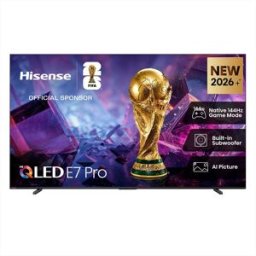 Hisense Smart Tv 100" Qled 4k 100e7s Pro 144hz-nero