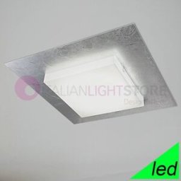 Candy Maxi Plafoniera Led Moderna L. 70 Design - Bianco
