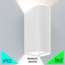 Cordova10 Bianco Faretto Led Da Esterno 2 Fasci Regolabili Ip65