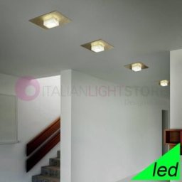Candy Plafoniera Led Moderna L. 30 Design - Bianco