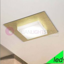 Candy Plafoniera Led Moderna L. 40 Design - Grigio Tortora