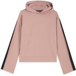 Freddy Felpa donna con cappuccio e maniche con banda logata Adobe Rose Donna Medium