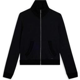 Freddy Felpa donna slim con zip e dettagli in tricot Nero Donna Xx Large