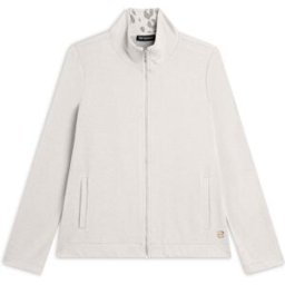 Freddy Felpa donna con zip e collo alto con dettagli animalier White Sand Donna Extra Small