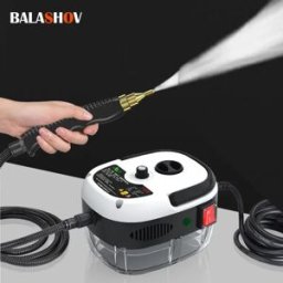 BALASHOV Pulitore a vapore Sterilizzazione ad alta temperatura Aria condizionata Cappa da cucina Pulitore a vapore per casa/auto Spina americana 110 V / Spina UE 220 V