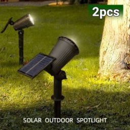 Heinast 9 faretti solari a LED IP65 luci solari esterne impermeabili RGB per paesaggi Luminosità regolabile per palme da giardino