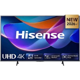 Hisense 65A6S, Smart TV 65" 4K TV, 60Hz, DTS Virtual X, VIDAA OS con 1000+ APP, HDR 10+, Game Mode Plus, Bluetooth, Wifi, Alexa Built-in, AirPlay2, lativù