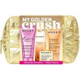 Nuxe My Golden Crush - Hair Prodigieux Shampoo 30ml + Prodigieux Olio doccia 30ml + Huile Prodigieuse 10ml + Prodigieux profumo 15ml