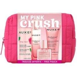 Nuxe My Pink Crush - Very Rose acqua micellare 50ml + Profigieux Flora olio doccia 30ml + Huile Prodigieuse Florale or 10ml + Prodigieux Floral profumo 15ml