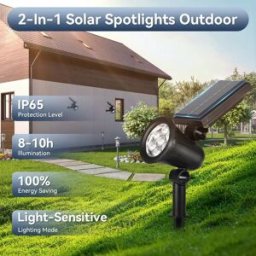 CHENBEN Luci solari da esterno Giardino domestico Patio Passerella Prato Lampada solare a LED impermeabile Decorazioni per faretti Illuminazione lanterna da cortile energetico