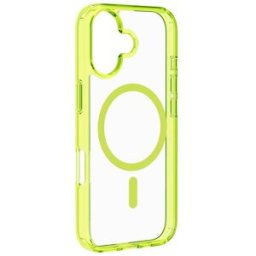 Cellular Line Custodia iPhone 17 Iconic Magsafe Trasparente/Lime