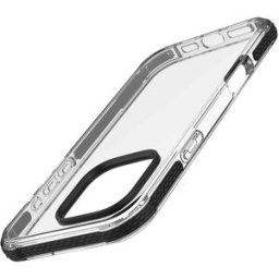 Cellular Line Custodia iPhone 16 Pro Tetra Force Strong Guard Trasparente / Nero