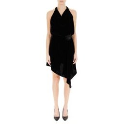 VICOLO Abito scollo halter NERO M