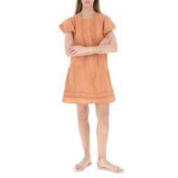Pepe Jeans Abito in cotone ARANCIONE XS