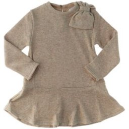 MAYORAL Abito svasato con fiocco BEIGE 5A