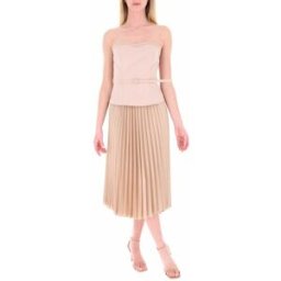RINASCIMENTO Abito plissettato BEIGE XL