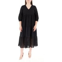 PERSONA by MARINA RINALDI Abito in cotone NERO 25
