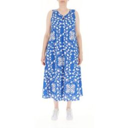ELENA MIRO' Abito smanicato COLLECTION BLU 52