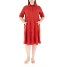 PERSONA by MARINA RINALDI Abito chemisier ROSSO 21