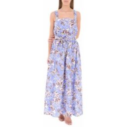 LIU JO Abito in cotone LIU JEANS CELESTE 44