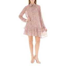 I BLUES Abito con balze ROSA CARNE 38