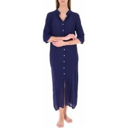 I CAFTANI DI ROBY ZU Abito copricostume caftano BLU NAVY S