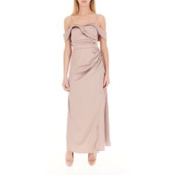 RINASCIMENTO Abito con drappeggio ROSA ANTICO XS