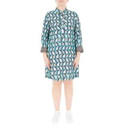ELENA MIRO' Abito Chemisier AZZURRO 54