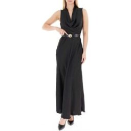 RINASCIMENTO Abito con drappeggio NERO XS
