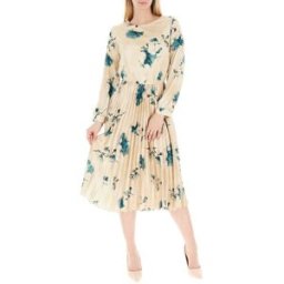 RINASCIMENTO Abito plissettato midi BEIGE L