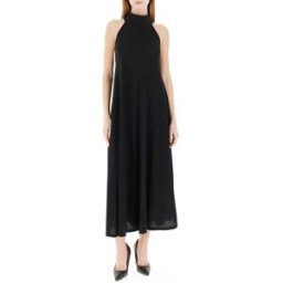 RINASCIMENTO Abito scollo halter NERO S