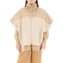 PERSONA by MARINA RINALDI Cappa con frange BEIGE M