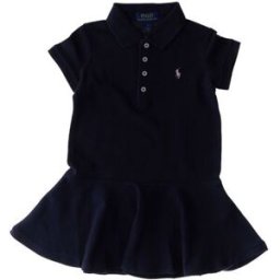 Ralph Lauren Abito in piquè POLO GIRLS BLU NAVY 3