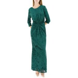 RINASCIMENTO Abito con drappeggio VERDE SCURO M