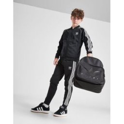 Adidas Giacca della Tuta SST Junior - Nero, nero nero Bambino taglia 7-8Y