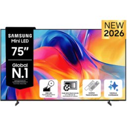 Samsung Mini LED AI TV 75" UE75M70HAUXZT 4K, Processore 4K, 4K Upscaling, Color Booster, OTS Lite, Metal Stream Design, Vision Smart TV, 2026