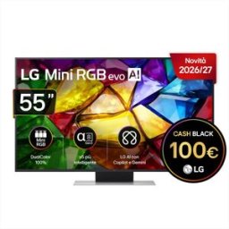 LG Smart Tv Mini Led Rgb 4k 55" Pro 55mrgb88b6b-charcoal Black