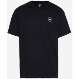 Converse Small Logo Chuck Patch M - T-shirt - Uomo - Nero XS