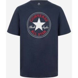 Converse Chuck Taylor Patch M - T-shirt - Uomo - Blu XS