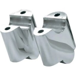 La Choppers Kit Boccole Per Riser Manubrio Harley Davidson Fxdb 158 08-12/fxdb 158 Abs 12 La-730-02 Silver One Size