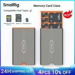 SmallRig Custodia per scheda di memoria per carte Sony CFexpress Type-A Schede SD Schede Micro SD per action cam Droni Camera Rig -4107