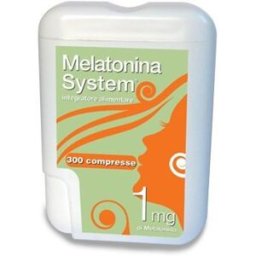 Melatonina system 1 MG per Jet Lag 300 Compresse