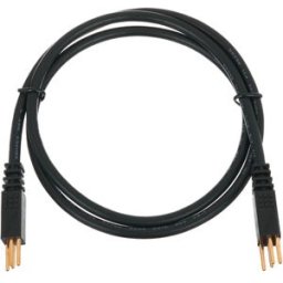 Ghielmetti Patch Cable 3pin 90cm, sw nero
