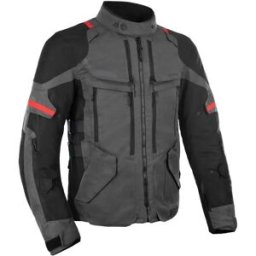Oxford Giacca Rockland Gray / Black / Red L
