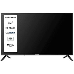 United UNLED32M10 TV LED, 32 ", HD, Black, Classe E
