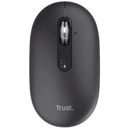 Trust MOUSE WIRELESS SERON HYPSCROLL SLIM WRLS BLK, Collegamento Wireless / Bluetooth, Ingresso: Otticamente a diodi laser, Scrolling 4 direzioni, Risoluzione max 3200 dpi, Black